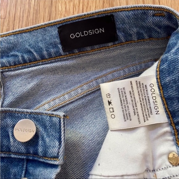 GOLDSIGN • Button-Fly Boyfriend Jeans W26 - Picture 3 of 4